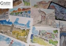 Exposição “A Pedalar Pela Fronteira” de Pedro Gil na Galeria Municipal do Entroncamento
